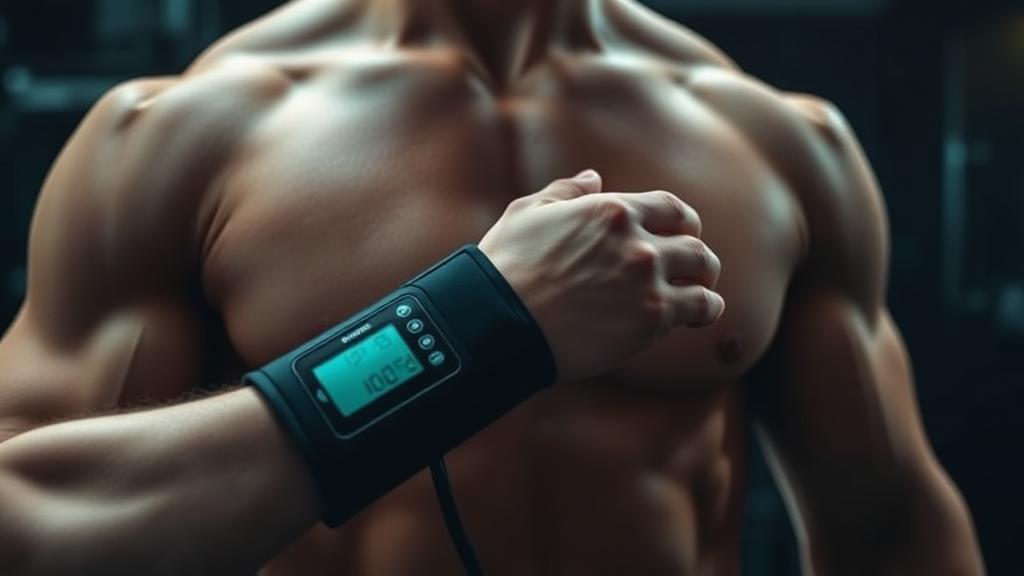 Athlete undergoing health monitoring